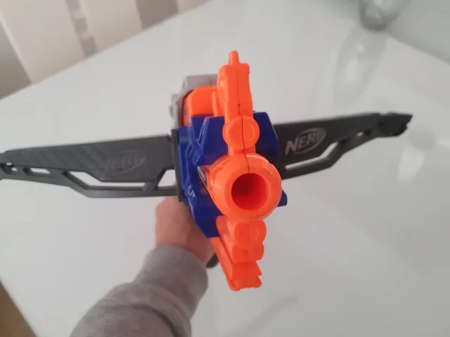 Ballesta Nerf Azul y Naranja