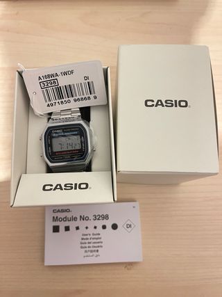 Reloj Casio A168WA-1WDF Nuevo