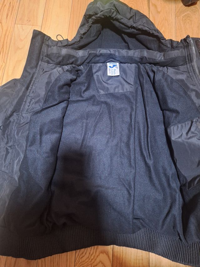 Cazadora Joma CF Getafe Plumas Negra Talla 10