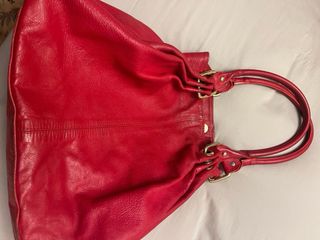 Bolso Roberto Verino Rojo Piel.