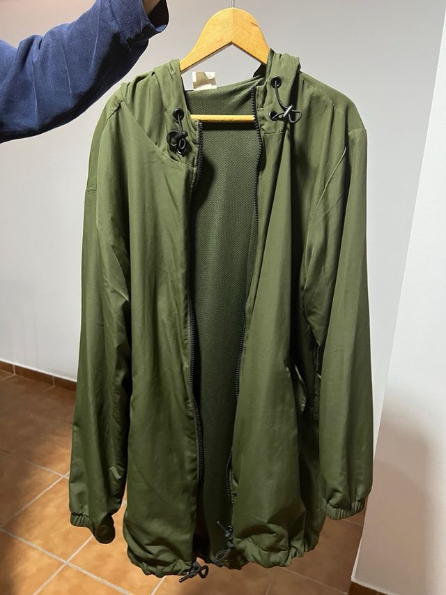 Parka Pink Verde Mujer