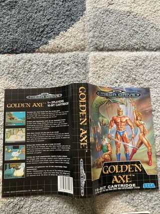 Golden Axe Mega Drive Sega Cartucho Manual Caja