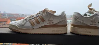 Adidas Forum Low Beige/Bianco Taglia 42 2/3