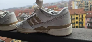 Adidas Forum Low Beige/Bianco Taglia 42 2/3