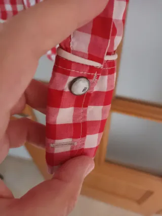 Camisa G-Star RAW cuadros roja y blanca