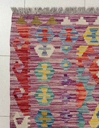 Tappeto Kilim afgano 245x183 cm lana