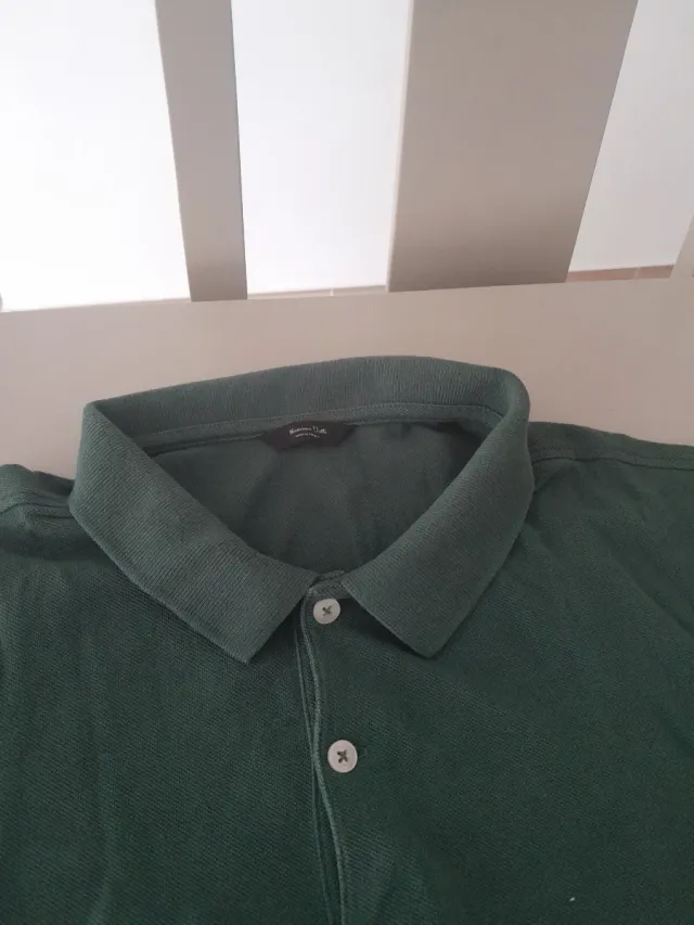 Polo Massimo Dutti Verde Uomo