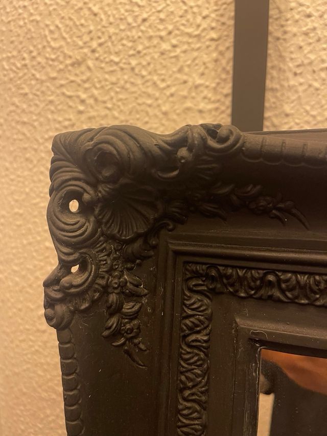 Espejo grande decorativo negro