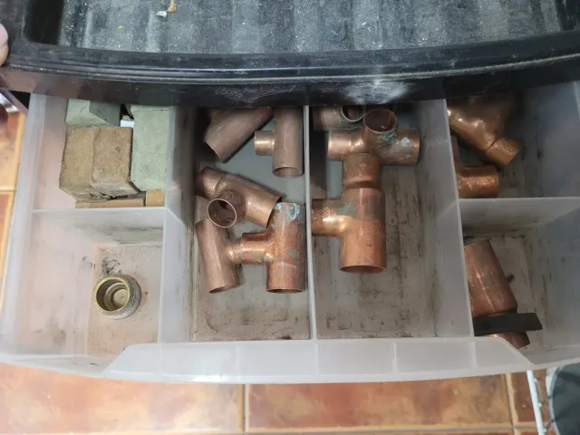 Piezas para termo de gas
