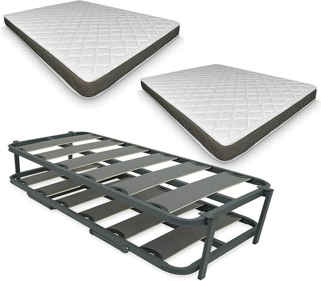 Duérmete Online-2 Camas Completas con 2 Colchones