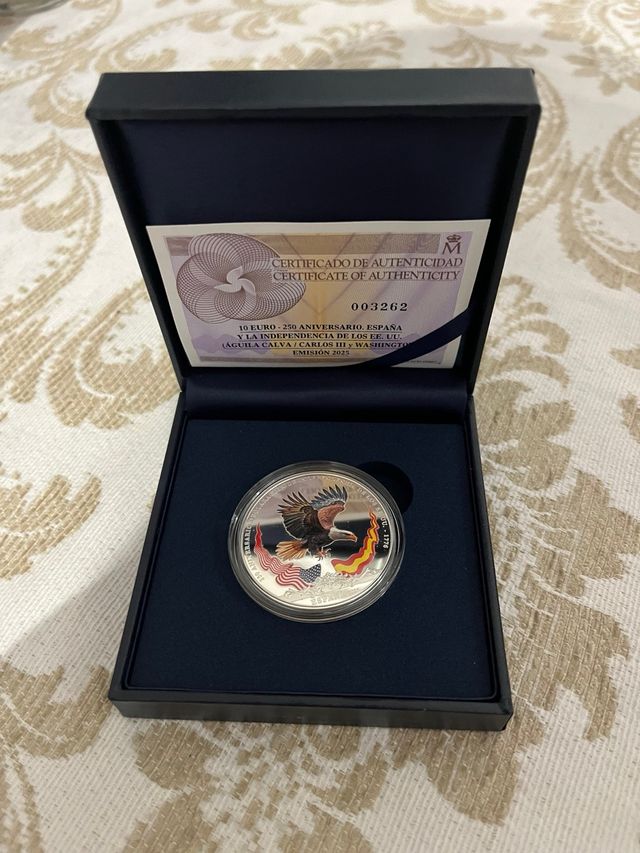 Moneda 10 Euro España 250 Aniversario