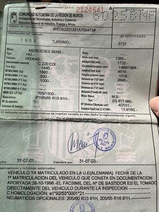 Mercedes-Benz Clase C 220 CDI 1998