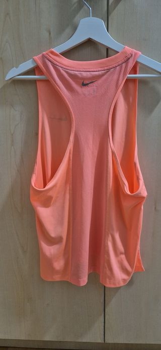 Camiseta Nike Gym Naranja Mujer