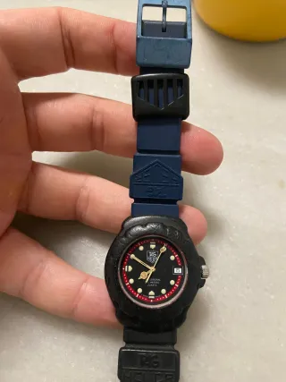 TAG Heuer 36mm Reloj Negro y Azul
