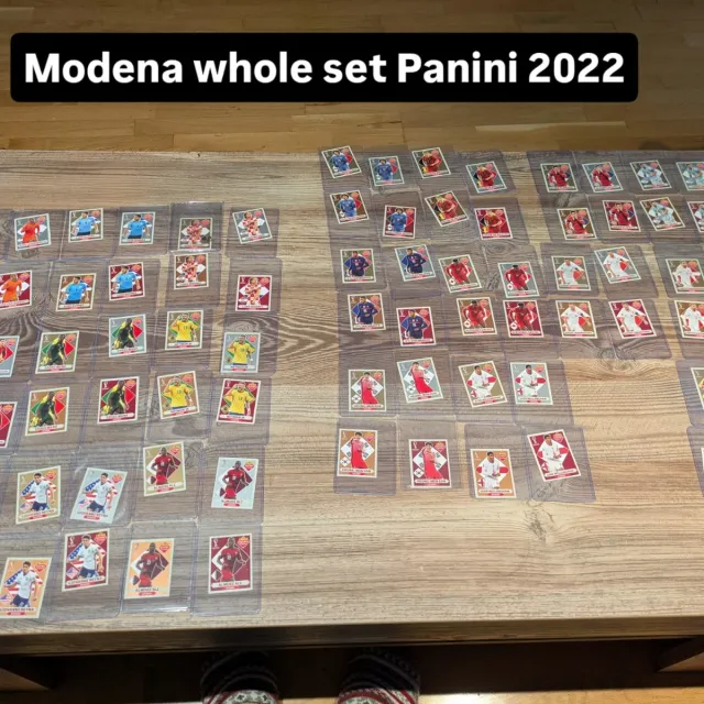 Lote completo extra stickers Panini Qatar 2022