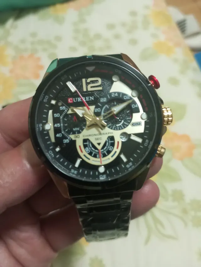 Reloj Curren Cuarzo Triple Esfera Fecha