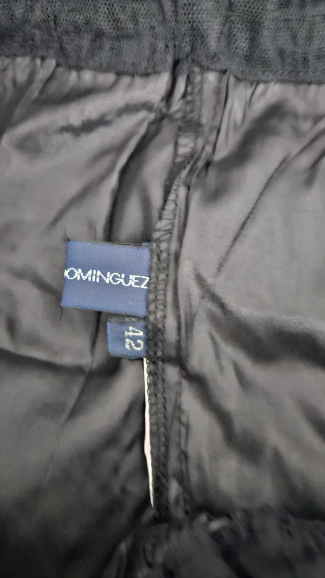 Falda larga negra de tul