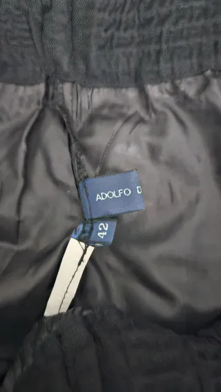 Falda larga negra de tul