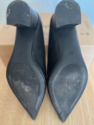 Zapatos tacón ancho negros