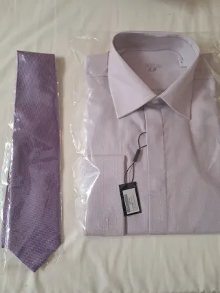 Camisa Protocolo Traje Hombre Talla L