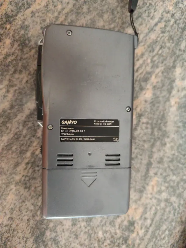 Grabadora Microcassette Sanyo Talk Book VAS