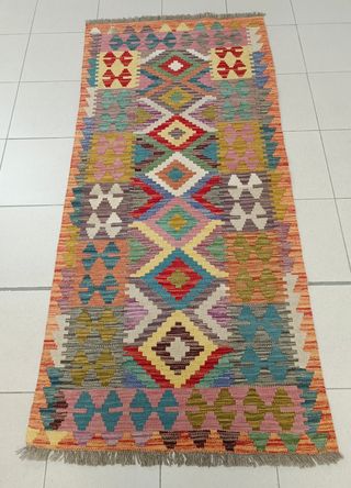 Tappeto Kilim afgano 172x82 cm lana