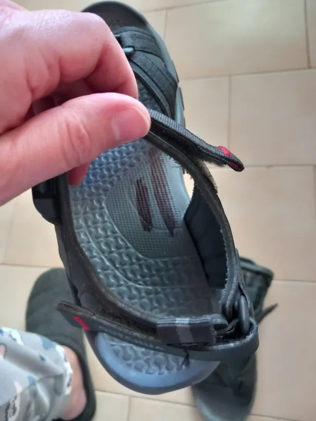 Sandalias Quechua Talla 41 Negro/Gris