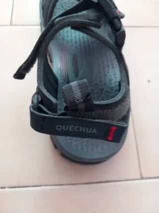 Sandalias Quechua Talla 41 Negro/Gris