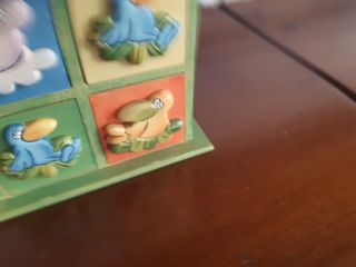 Scatolina in legno decorata con uccellini