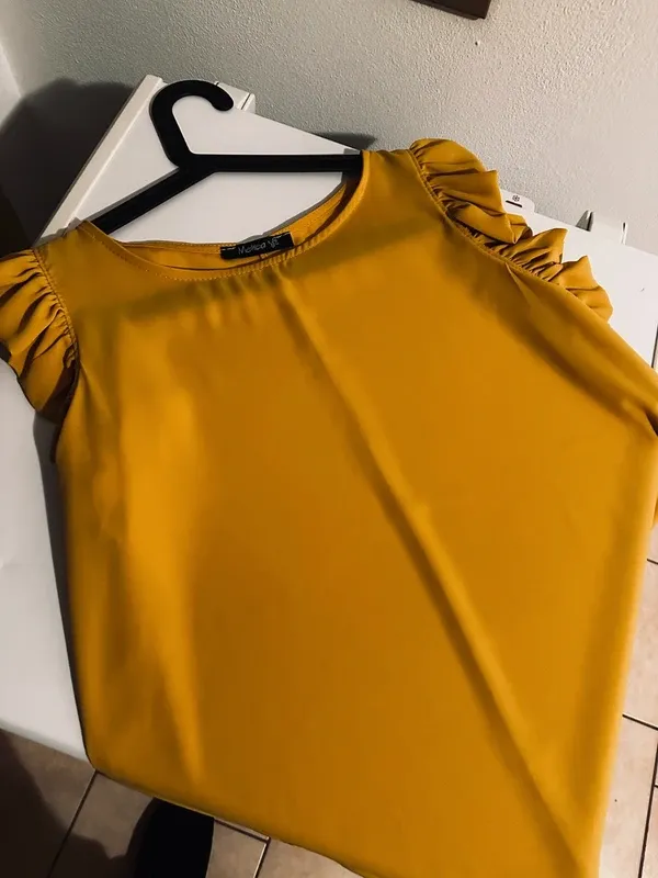 Blusa Melca Gialla Taglia Unica