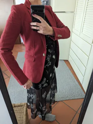 Vestito tulle fantasia floreale e farfalle