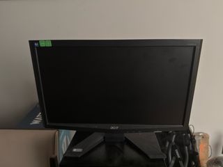 Monitor Acer X193HQ Negro Monitor Suyama plateado