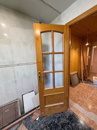 Puertas de madera con/sin cristal