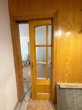 Puertas de madera con/sin cristal