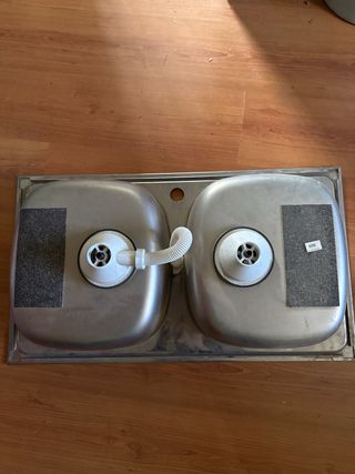 Fregadero doble seno nuevo