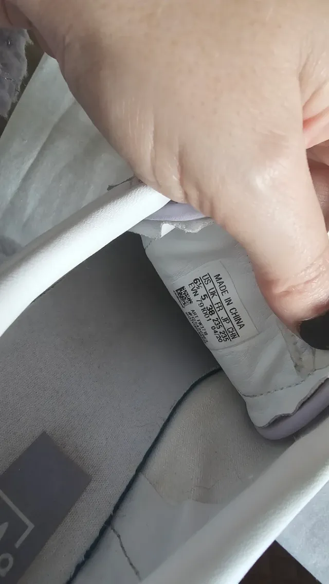 Zapatillas Adidas Sleek Super Blancas piel