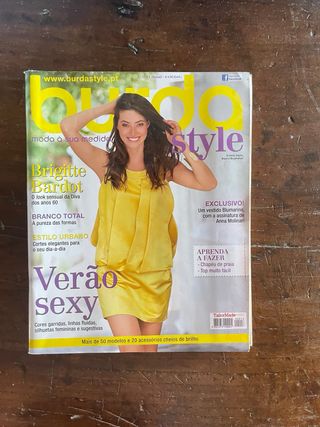 Conjunto de 3 Revistas Burda Style