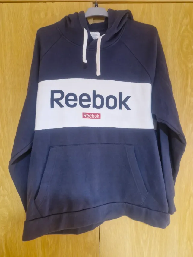 Sudadera Reebok Hombre Azul Marino