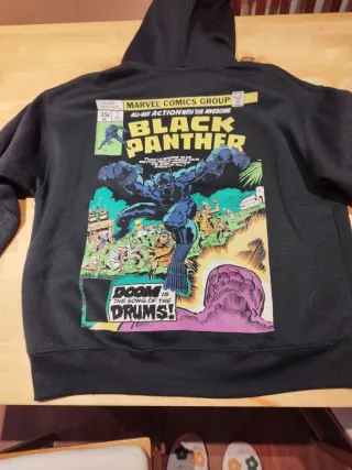 Sudadera Marvel Negra Niñ@ talla 11-12 de Zara