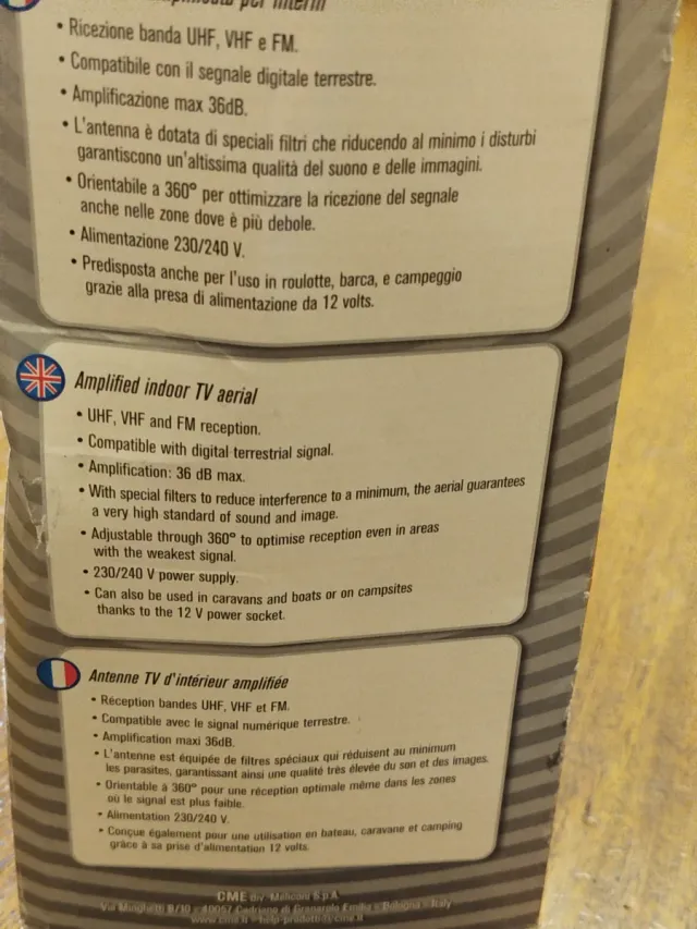 Antenna Amplificata CME