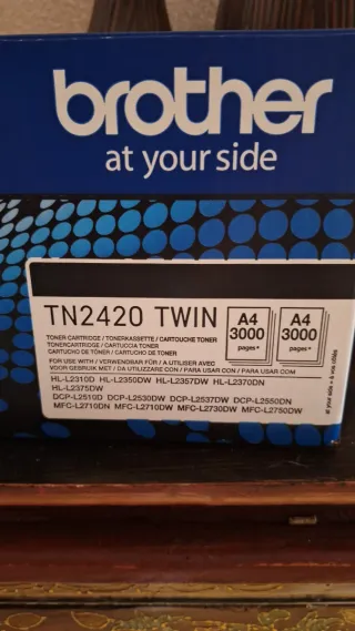 Cartuchos Brother TN2420 Twin Originales