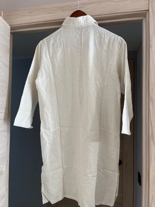Camisón blanco con volantes