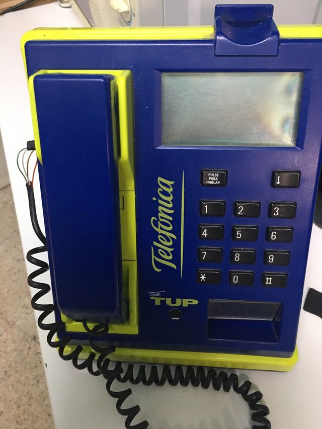Teléfono Público Vintage Telefonica TUP