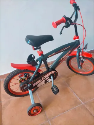 Bici infantil Volcano 16 roja y negra