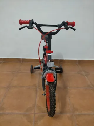 Bici infantil Volcano 16 roja y negra