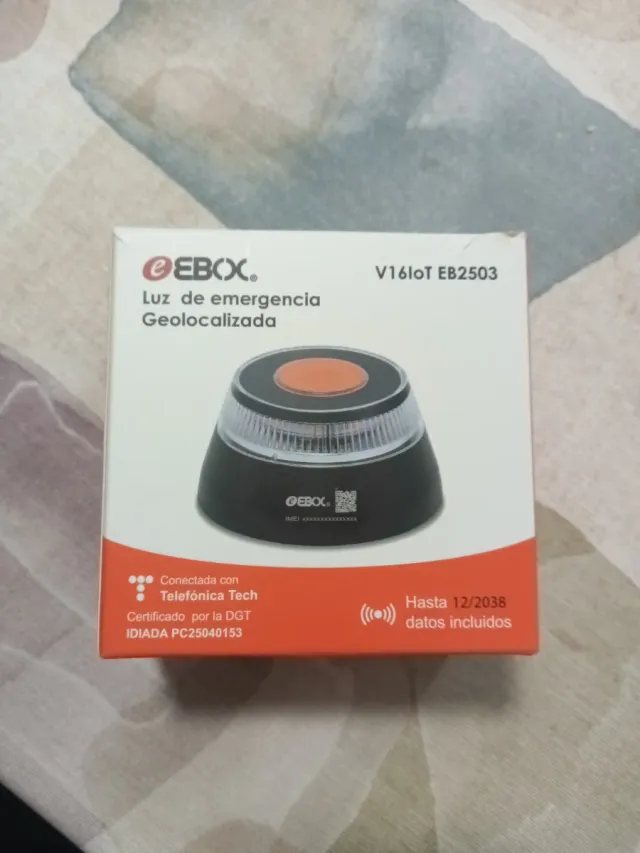 Baliza V16 EBOX Geolocalizada