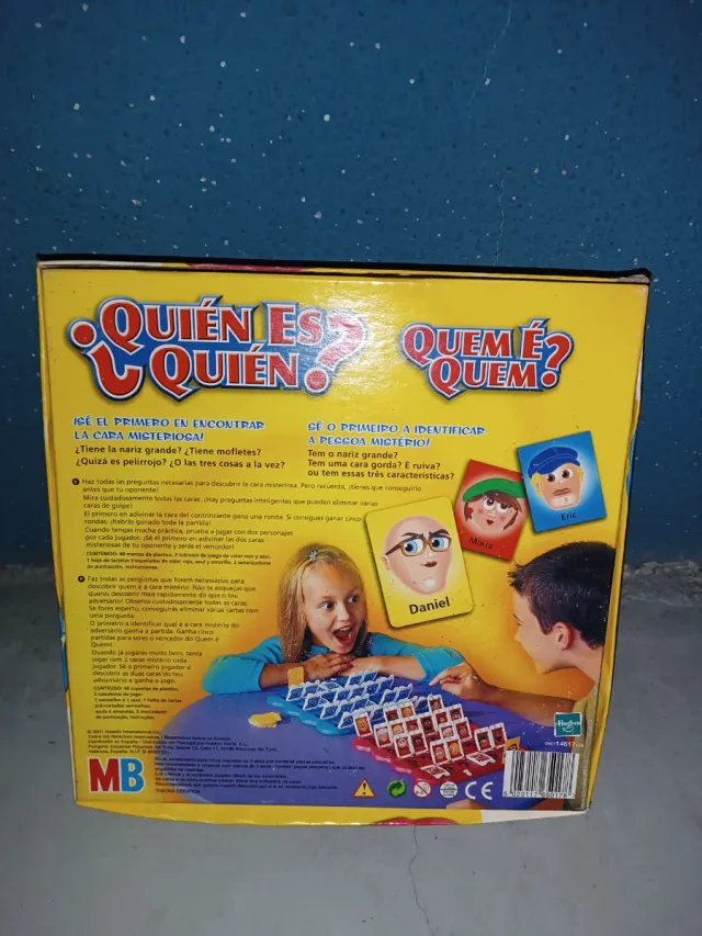 Juego de mesa Quién es Quién MB