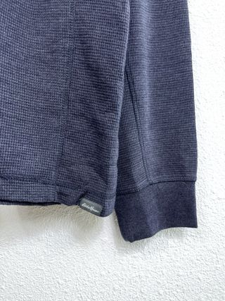 Camiseta Eddie Bauer Manga Larga Retro Azul Y2K