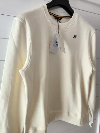 Felpa K-Way Winter Time Bianco Avorio XL