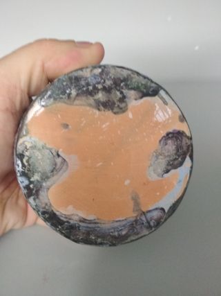 Piccolo vaso in onice arcobaleno 8 x 7 cm